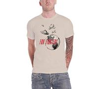 Foo Fighters T Shirt UFO Planes Band Logo Nouveau Officiel Homme Natural Size M