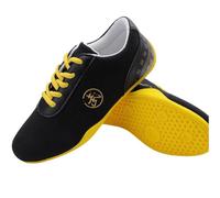 Fooceoute Baskets d'arts Martiaux Respirantes,Chaussures De Karaté Kung Fu Tai Chi,Respirant Et éVacuant La Transpiration,Absorption des Chocs,Convient Aux Sports De Combat