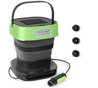 FOOCO LB05 Nettoyeur haute pression sans fil avec réservoir d'eau pliable de 10 litres, enrouleur de tuyau automatique et système de verrouillage à toute longueur, nettoyeur haute pression portable