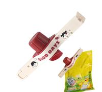 Food Bag Clips With Spouts - 13.7x3.5x5cm PP Kitchen Storage Clip, Multifunctional Sealing Tool Pouring Coffee Snacks Beans Bread Seasoning | Pantry Organization Home Office Picnic Camping Travel Esse