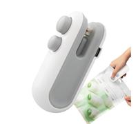 Food Bag Sealer - Machine à sceller domestique portable, protection à fermeture rapide, accessoire compact | Économie de fraîcheur pour appartement dortoir boutique voyage collation rangement