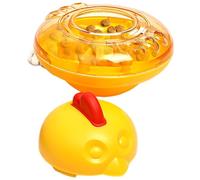 Food Cat Treat Toys - Jouet pour chats résistants aux morsures | Fonctionnement de poulet Interactive Feeder, Dispositif de fuite de nourriture pour animaux pour chatons, Alimentation lente et joue 5.