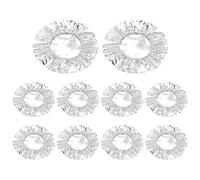 Food Covers, 10 Pack Foil Lids With Elastic Design, Reusable Wraps for Storage, Portable Material, Easy Seal Feature, Kitchen Tool, Container Accessory for Bbq and Picnic 7.87 Inches