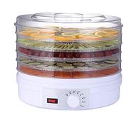 Food Dehydrator with 5 Trays for Fruit Vegetable Food Jerky Spice Meat Drying Machine Snacks Food Dryer Multiple Use Multifunction Kichen Dehydrator Machine