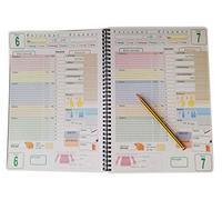 Food Diary, 100 Days, Weight Loss and Exercise Journal, Spiral Bound A4 21 x 30 cm 8,3 x 11,7"