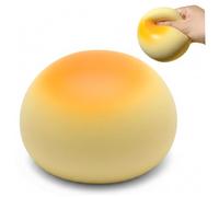 Food Fidgets Squish à Pain Ultra Doux Semblable à de l'eau, Jouet Anti-Stress montée Lente de 4, 3 Pouces avec Un Design Fromage réaliste, Jouets sensoriels pour Adultes et Enfants Bread Squish