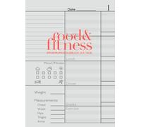 Food&Fitness - Ernährungstagebuch 365 Tage: nummerierte Seiten | zum Ausfüllen | handliches Format | gebunden | Softcover | 1 Seite 1 Tag