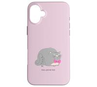 Food, Give Me Food (Graphique Chat Amusant) Coque pour iPhone 16 Plus
