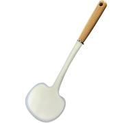 Food Grade Silicone Mushroom Frying Spatula, Silicone Mushroom Cooking Spatula, Wooden Handle Turner Spatulas, Food Grade Heat Resistant Spatulas, for Non-stick & Coated Pans (1pcs)
