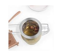 Food-grade tea strainers, 2-piece set, allows for free tea straining and takes up no space