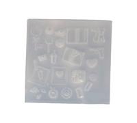 Food Grade Unique Shaped Nails Art Ornament Ilicone Mold Creative Tool For Unique Manicure Design Food Grade Silicone Nail Mold