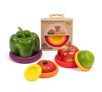 Food Huggers Set de 5 pièces réutilisables en silicone alimentaire Savers breveté produit Lot de 5 - hugger mini banane exclusive. récolte d'automne