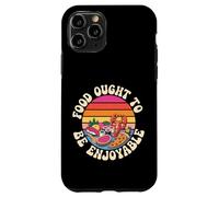 Food Ought to Be Enjoyable Gourmet Manger Plaisir - Coque pour iPhone 11 Pro