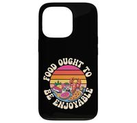 Food Ought to Be Enjoyable Gourmet Manger Plaisir - Coque pour iPhone 13 Pro