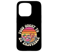 Food Ought to Be Enjoyable Gourmet Manger Plaisir - Coque pour iPhone 15 Pro