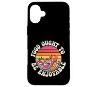 Food Ought to Be Enjoyable Gourmet Manger Plaisir - Coque pour iPhone 16 Plus