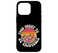 Food Ought to Be Enjoyable Gourmet Manger Plaisir - Coque pour iPhone 16 Pro