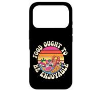 Food Ought to Be Enjoyable Gourmet Manger Plaisir - Coque pour iPhone 17 Pro