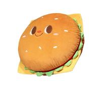 Food Plush Pillow | Cartoon Food Pillow | Hamburger Plush Toy | Huggable Kids Toy | Chicken Leg Pillows | Soft Bread Plush | Funny Sofa Pillow for Friends Family Hamburger Sofa Pillow