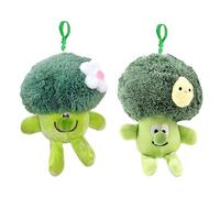 Food Plush Toy Keychain - Soft Cute Vegetable Plush Charm, Mini Stuffed Doll Pendant, Creative Bag Hanging Accessory, Key Ring | For Kids Adults Women Backpack Handbag Wallet Couple Decoration Use