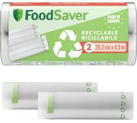 FoodSaver Pack de 2 rouleaux de mise sous vide FSRE2002X01 20 cm x 4,5 m recyclables sans BPA