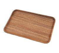Food Serving Tray, Solid Wood Tray, Natural Wooden Food Tray for Serving, Large Wooden Tray, Appetizer Plates, Flat Vanity Tray, Dessert Trays, Decorative for Breakfast in Bed, Living Room