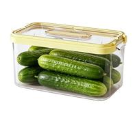 Food Storage Containers For Fridge, Leakproof Transparent Organizer Bins, Large Capacity Fruit Vegetable Storage Boxes With Lids For Flour Sugar Beans Salad Tomatoe Lettuce Kitchen Pantry Organization