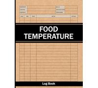 Food Temperature Log Book: Daily Temperature Record Book with Sections for Inspection Dates, Notes, and Appliance Details