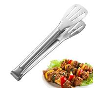 Food Tongs for Serving - Bbq Grill Tongs Heat Resistant with Strong Grip - Metal Food Tong for Cooking, Barbecue, Camping,salad and Bbq with High-Craftsmanship