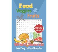 Food, Veggies and Condiments Word Search: 50+ Puzzles Word Searches with Easy to Read Print about Food, Vegetables and Condiments | 6x9 inches, 110 pages... Suitable Gift for Vacations & Holidays