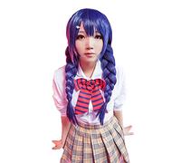 Food Wars Shokugeki No Soma Megumi Tadokoro Cosplay Perruque Megumi Tadokoro Bleu Jeu de rôle