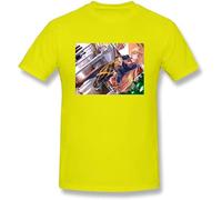 Food Wars T Shirt Men's Fashion Cotton Crew Neck Short Sleeve Graphic Tees Casual Summer Tee Tops Black Manches Courtes(Large)