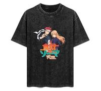 Food Wars Unisex T-Shirt Printed Tee Graphic Top Men Black Shirt XXL