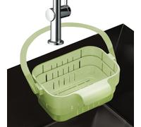 Food Waste Colander - Retractable Drain Basket, Telescopic Trash Collector | Kitchen Sink Strainer Sieve Straining Basin Expanding Scraps Management Basket with Adjustable Arm for Restaurants