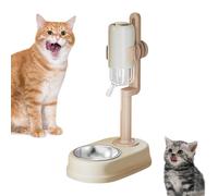 Food & Water Automatic Feeders | Bol de chiens avec distributeur d'eau sans étape | Bol d'alimentation pour animaux de compagnie avec conception anti-déversement | Idéal pour les chats, les petits ani