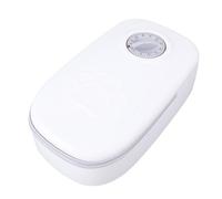 Food Wet Food Split Feeder Automatic Anim Dison Portable Plastic Plastique Dry & Wet Pet Food Bowl Distor pour Chiens Chats Alimentant Le Chat Goods Quotidiennes (Rosâtre) (Grey)