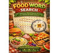 Food Word Search: Fun & Relaxing Food-Themed Word Search Puzzles for All Ages