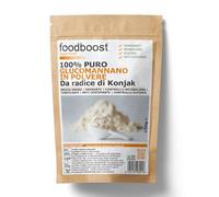 foodboost Poudre pure de racine de Konjak 150 g de glucomannane 100% - avec distributeur - pour minceur, perte de poids, contrôle glycémie, constipation, marque de confiance italienne - 150 DOSI