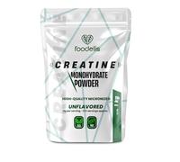 Foodelis Créatine Monohydrate en Poudre 1 kg - 100% Créatine Monohydrate Micronisée - Nature, Sans Additifs