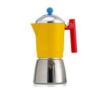 Foodesign Cafetière Moka Cocca 6 tasses design moderne pour gaz et induction chaudière bi-matériau