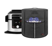 Foodi - Housse de protection pour multicuiseurs avec poignée supérieure et poche pour accessoires - Compatible avec les autocuiseurs électriques Ninja MAX 15 en 1 de 7,5 L - Gris foncé (OL750UK)