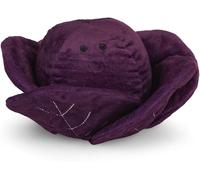 Foodie Faces Plush Dog Toy with Built-In Squeaker-Ruby Red