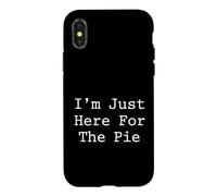 Foodie Just Here for Pie 4 Juillet Coque pour iPhone X/XS