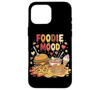 Foodie Mood Burger Pizza Crêpes Ramen Crème Glacée Coque pour iPhone 16 Pro Max