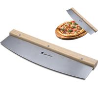 Foodies - Grande Pizza Cutter - Blade En Acier Inoxydable - Dimensions 35x10x2cm - Couteau De Pizza Professionnelle - Bref Vos Pizzas D'une Manière Précise,Sûre Et Facile