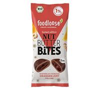 foodloose de beurre à rainure bio - Cannelle orange - Snack de Noël à partir de dattes avec remplissage crémeuse de noix et d'orange cannelle | végétalien, biologique, sans gluten et sans sucre ajouté