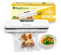 FoodSaver Everyday Machine Sous Vide Alimentaire | Conserve la fraîcheur de vos aliments | Appareil de mise sous vide avec design compact | Avec 5 sacs d'emballage sous vide (0,94L & 3,78L) | VS0290X