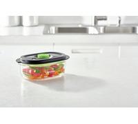 FoodSaver FFC021X boîte hermétique alimentaire Ovale 0,7 L Noir, Transparent