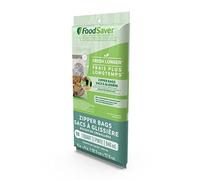 FoodSaver Lot de 18 sacs sous vide multicouches avec fermeture éclair sans BPA 950 mg