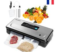 FoodSaver Machine Sous Vide INKBIRD Avec Coupeur Intégré,Appareil Mise Sous Vide 85Kpa ,Rangement rouleaux et sacs, Secs et Humides